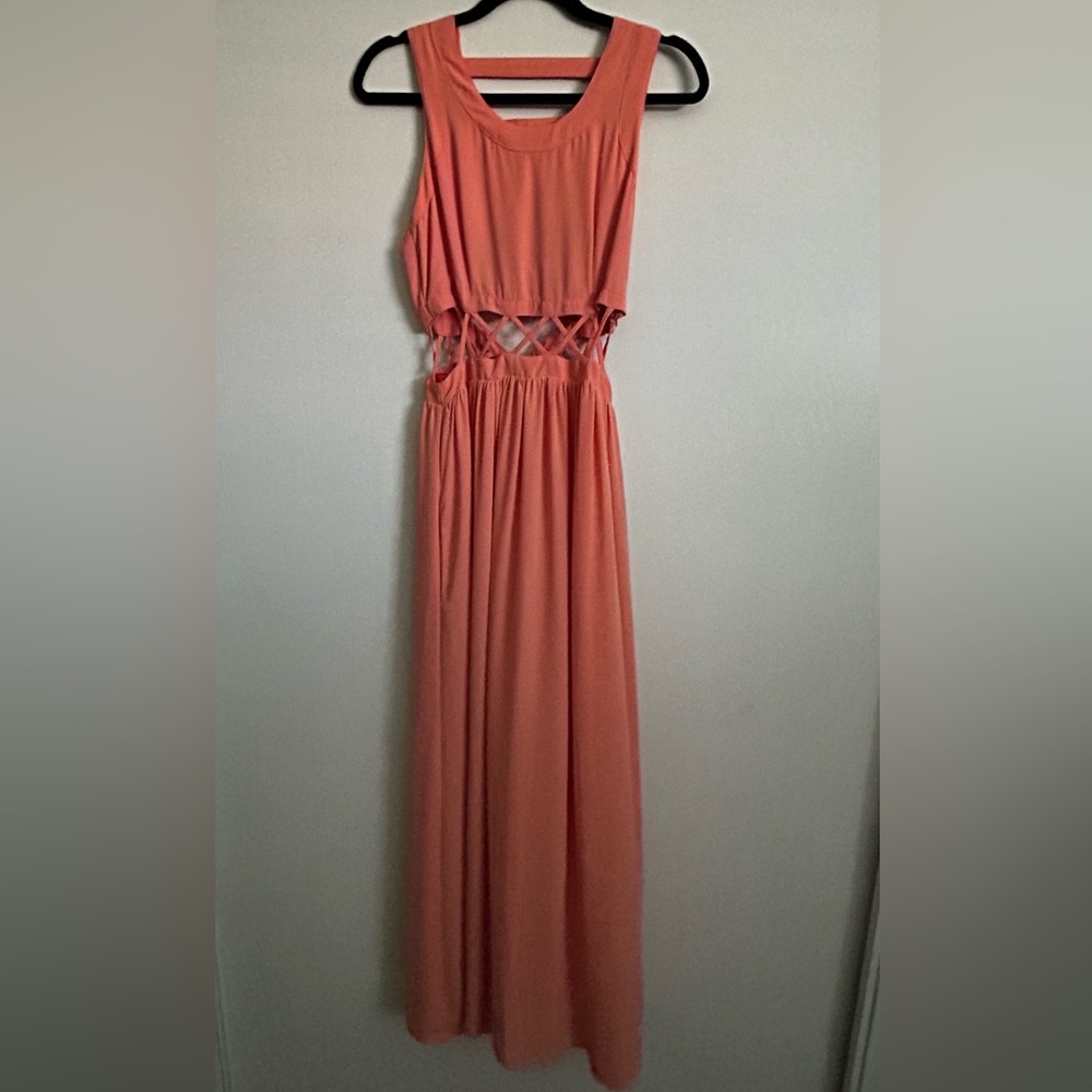 Lovers + Friends Calling You Cutout Maxi Dress